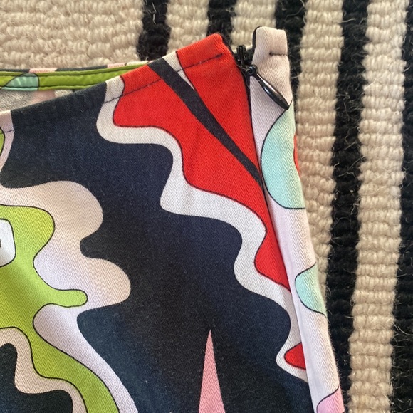 Straight leg designer PUCCI Cropped Ankle Pants sz 40/10 - Picture 5 of 9